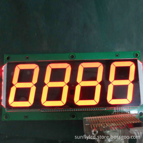 TN LCD Module with Red Backligfht, -30 to 70°C Operating Temperature and Pin Connector